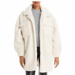 Aqua Cream Teddy Jacket